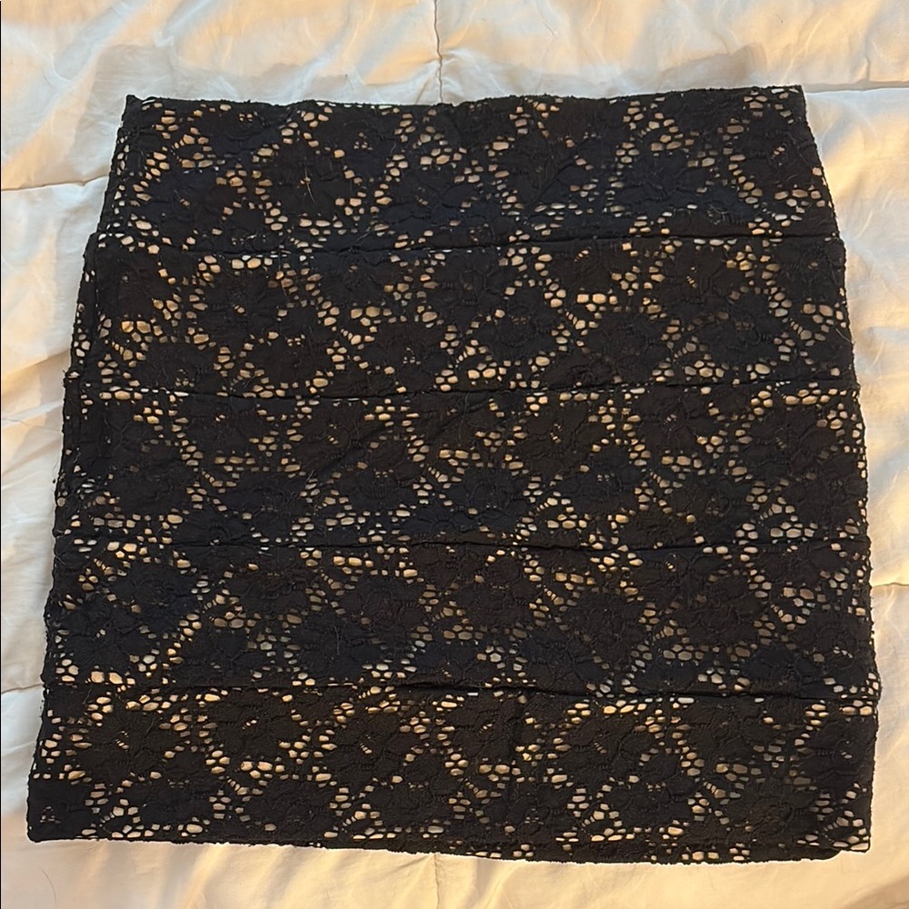 Black Lace Skirt